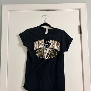 Gildan Black T-Shirt with Graphic Design